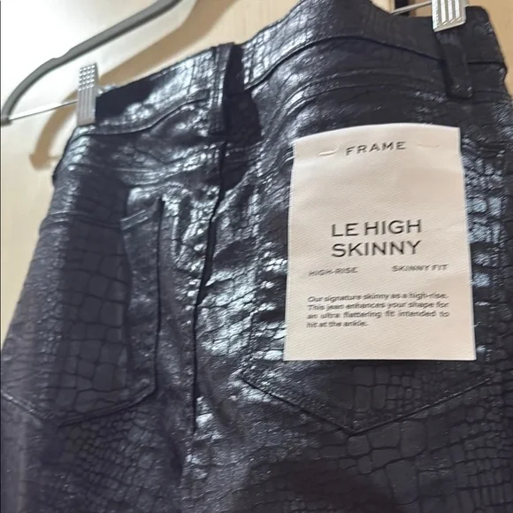 Frame Denim Black Skinny Jeans - Picture 5 of 6